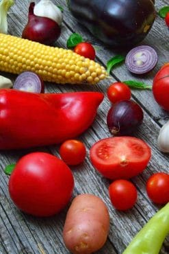les légumes dans le régime végétarien