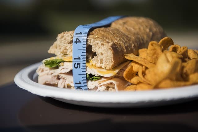 la valeur calorifique du sandwiach