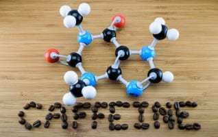 structure moléculaire de la caféine
