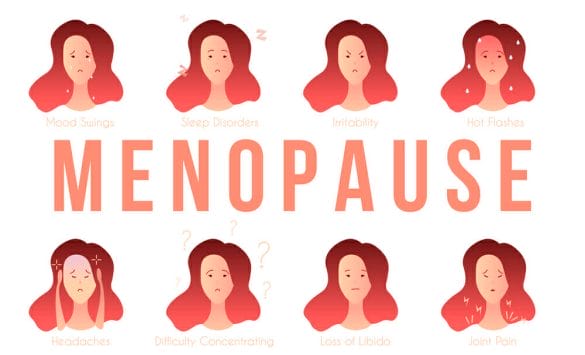  symptômes de la ménopause